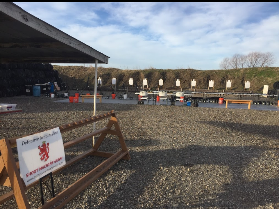 Outdoor firearms training range used by Baring Arms Tactical students near Dallas